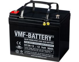 VMF AGM Deep Cycle accu | DC36-12 | 12V 36Ah - 