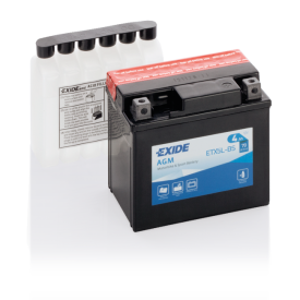 Exide AGM 12V accu | ETX5L-BS | 12V 4Ah - 