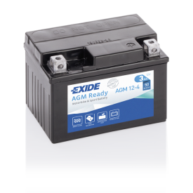 Exide AGM Ready 12V accu | AGM12-4 | 12V 3Ah - 