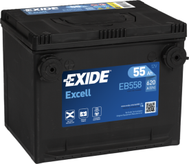 Exide Excell accu | EB558 | 12V 55Ah