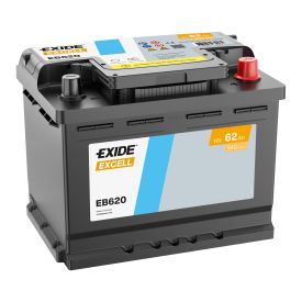 Exide Excell accu EB620 12V 62Ah