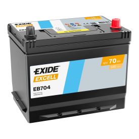 Exide Excell accu EB704 12V 70Ah