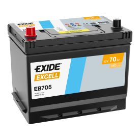 Exide Excell accu EB705 12V 70Ah