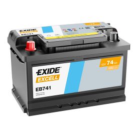 Exide Excell accu EB741 12V 74Ah