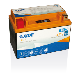 Exide Li-Ion accu | ELTX9 | 12V 3Ah - 