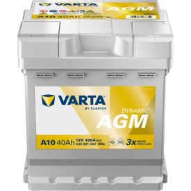 VARTA A10 Silver Dynamic AGM 12V 40Ah 420A accu 540 901 042