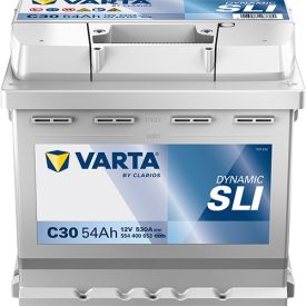 VARTA C30 Silver Dynamic 12V 54Ah 530A accu 554 400 053