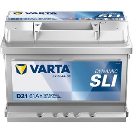 VARTA D21 Silver Dynamic 12V 61Ah 600A accu 561 400 060