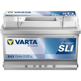 VARTA E43 Blue Dynamic 12V 72Ah 680A accu 572 409 068