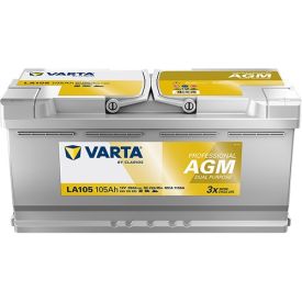 VARTA LA105 Professional Dual Purpose AGM 12V 105Ah 950A accu 840 105 095