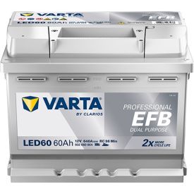VARTA LED60 Professional EFB accu | 932 060 064 | 12V 60Ah 640A - 