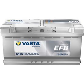 VARTA N105 Blue Dynamic EFB 12V 105Ah 950A accu 605 500 095