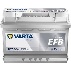 VARTA N70 Blue Dynamic EFB 12V 70Ah 760A accu 570 500 076