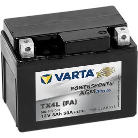 VARTA YTX4L-4 Powersports AGM Active accu | 503 909 005 | 12V 3Ah 50A - 