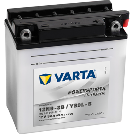 Varta Powersports Freshpack YB9L-A2 accu | 509 016 008 | 12V 9Ah - 