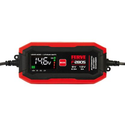 Ferve F-2805 Intelligent Battery Charger | 6V/12V 2.5-5A - 