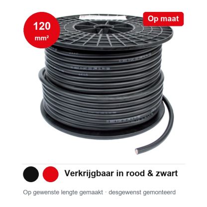 Accukabel 120mm² op maat