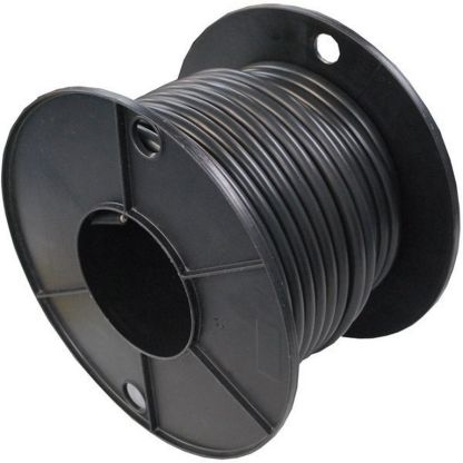 Accukabel zwart 10mm² rol van 50 meter