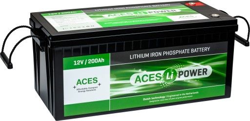 Batterij 12V 200Ah ACES HFA LiFePO4 met bluetooth en heater - 