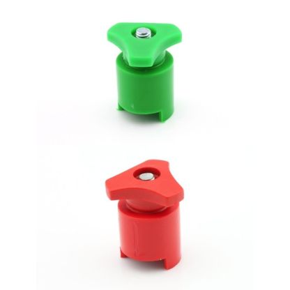 Accupoolklem | Frans | M8 draaiknop | Set - 