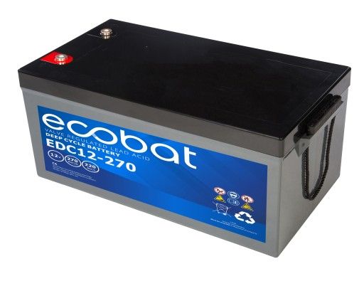 Ecobat AGM Deep Cycle accu | EDC12-270 | 12V 270Ah - 