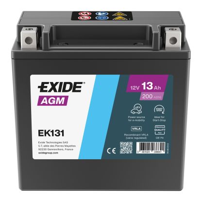 Exide Auxiliary accu EK131 12V 13Ah