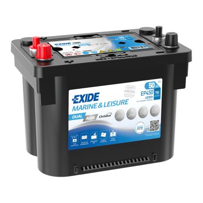 Exide Dual AGM accu EP450 12V 50Ah