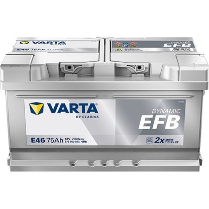 VARTA E46 Dynamic EFB accu | 575 500 073 | 12V 75Ah 730A - 