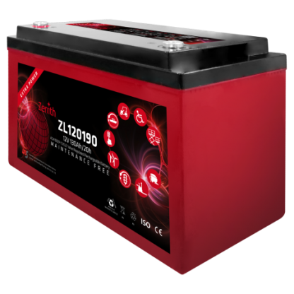 Zenith AGM Deep Cycle accu | ZL120190 | 12V 130Ah - 