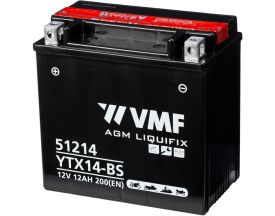 VMF PowerSport accu 12V - Onderhoudsvrij YTX14-BS