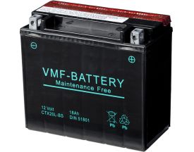 VMF PowerSport accu 12V - Onderhoudsvrij YTX20L-BS