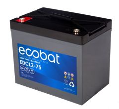 Ecobat AGM Deep Cycle accu EDC12-75 12V 75Ah