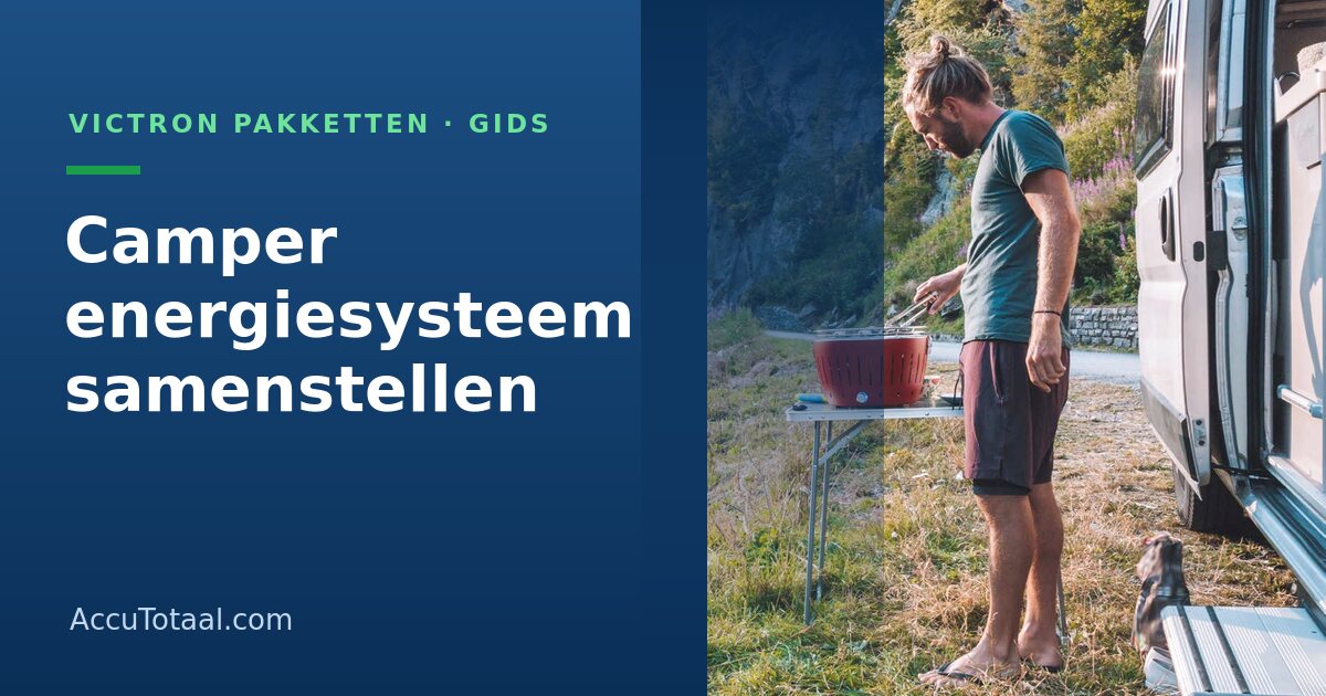 Camper energiesysteem samenstellen: welk Victron-pakket past bij jou?